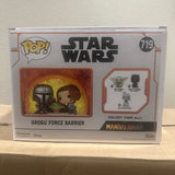 Funko POP! Star Wars The Mandalorian Grogu Usong Force Barrier #719!