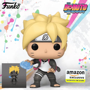 Funko POP! Anime Boruto with Rasengan Glow Exclusive #1356!