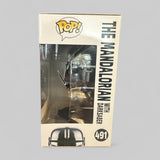 Funko POP! Star Wars Mandalorian With Dark Saber Exclusive Glow Figure #491!