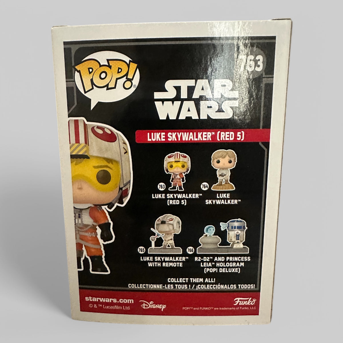 Funko POP! Star Wars Luke Skywalker Red 5 Figure #763!