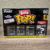 Funko Bitty Pop! DC Comics Selina Kyle, The Riddler, Batman with Mystery Pop!