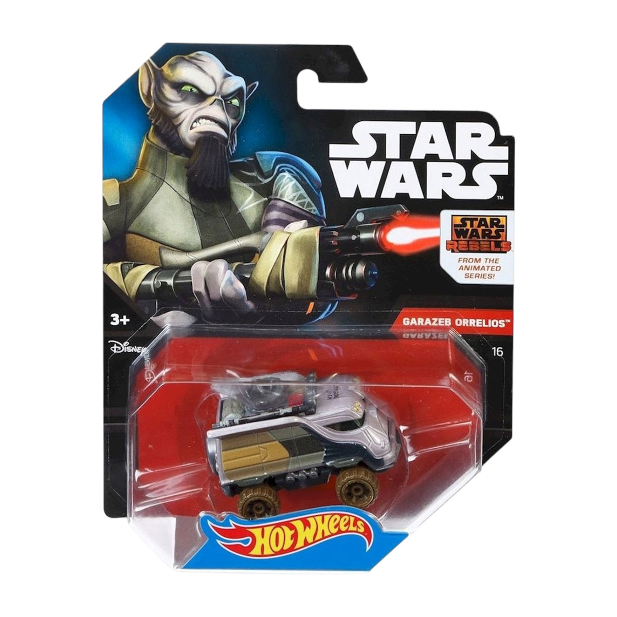 Hot Wheels Star Wars Rebels Character Cars Garazeb “Zeb” Orrelios