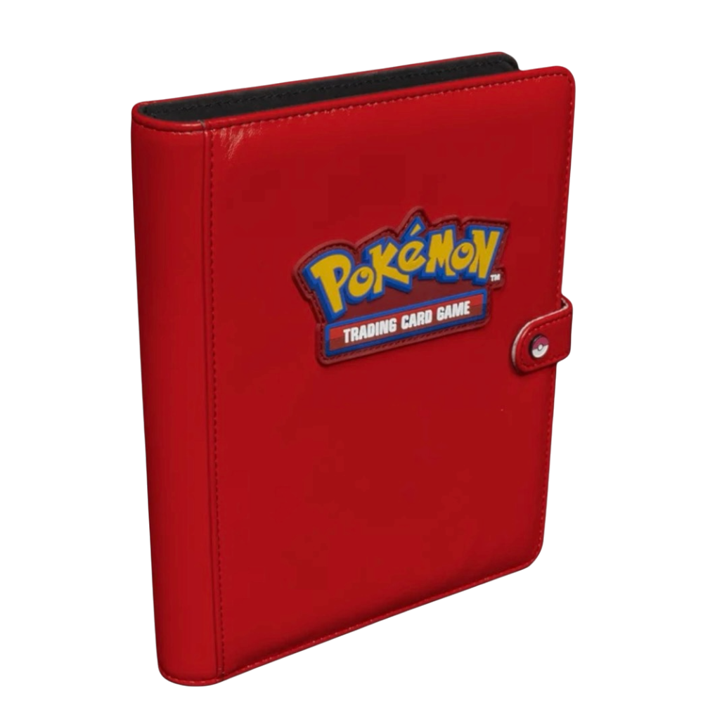 ULTRA PRO: Binder 4-Pocket Premium Red Snap Binder