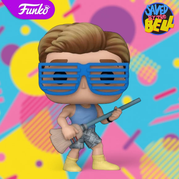 Funko POP! Saved By The Bell Zack Morris House Party Figure #1575!