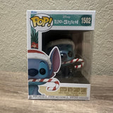 Funko POP! Disney Lilo & Stitch - Holiday Stitch with Candy Cane #1502!