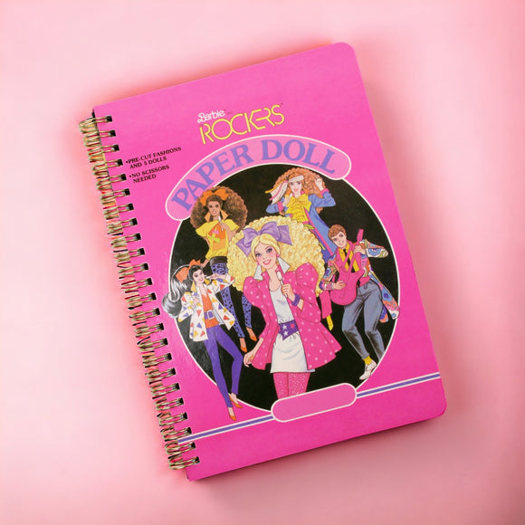 Cakeworthy Barbie Rockers Paper Doll Notebook