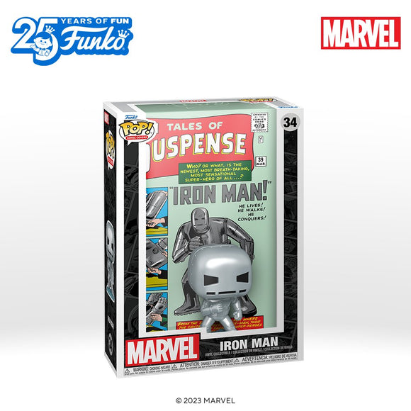 Funko Pop! Marvel Comic Covers - Tales of Suspense Iron Man Deluxe #34!