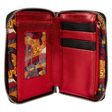 Loungefly Marvel Metallic Deadpool Cosplay Zip Around Wallet