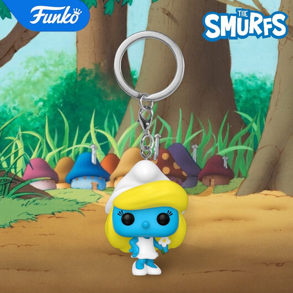 Funko Pocket Pop! Keychain The Smurfs - Smurfette Mini Figure