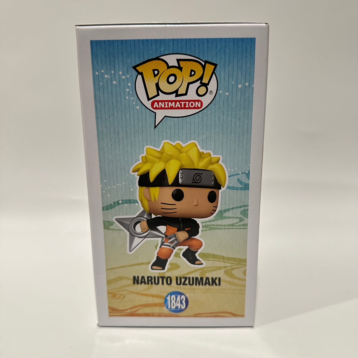 Funko POP! Anime Naruto Uzumaki with Kunai & Shuriken Metallic Chase #1843!