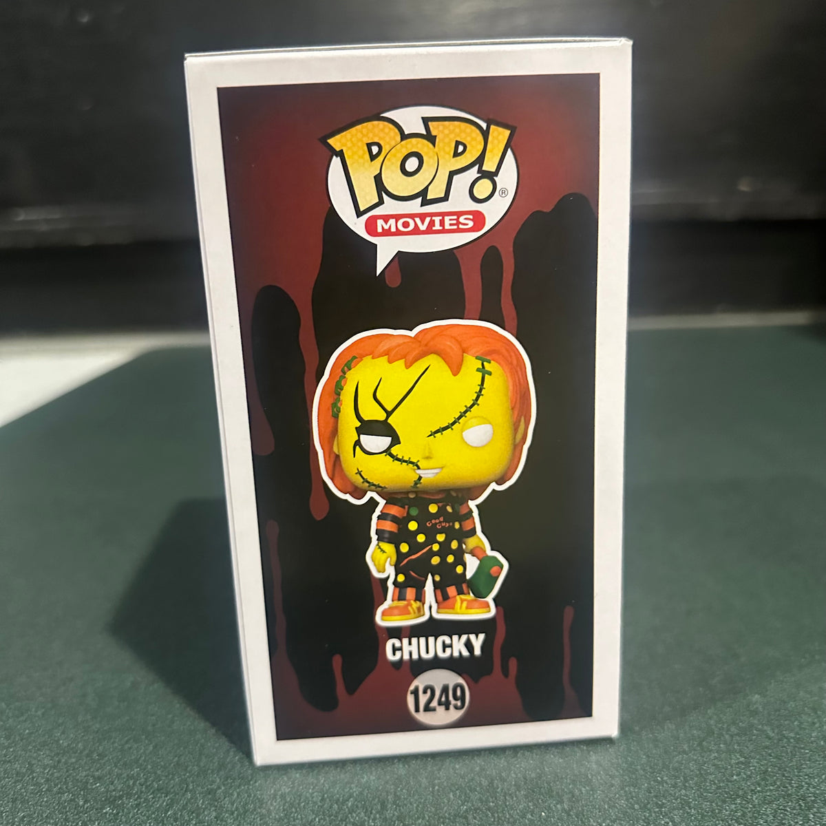 Funko POP! Horror Child’s Play Blacklight Chucky Figure #1249!