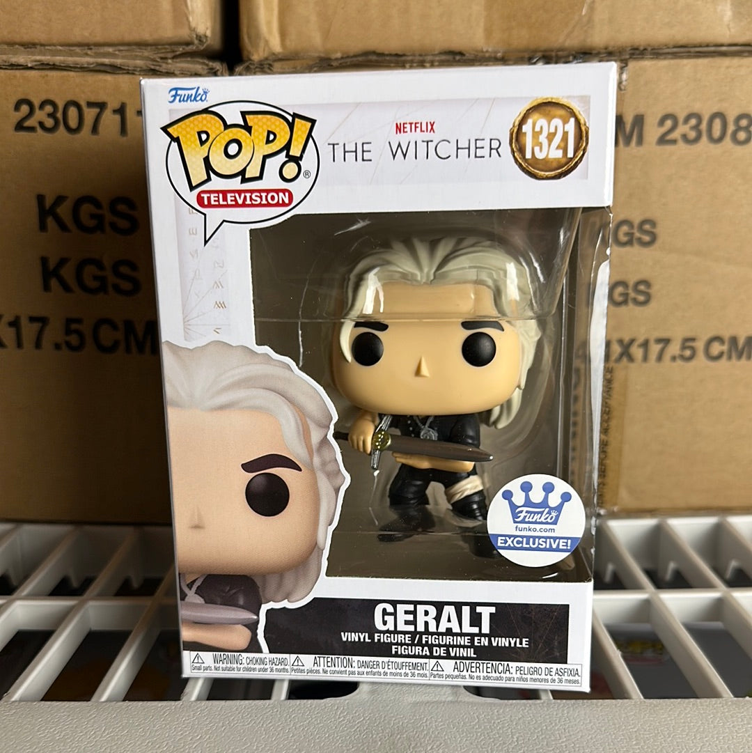Funko POP! The Witcher Geralt Training Exclusive Figure #1321!