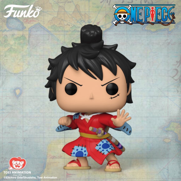 Funko POP! One Piece Anime Luffytaro in Kimono Figure #921!