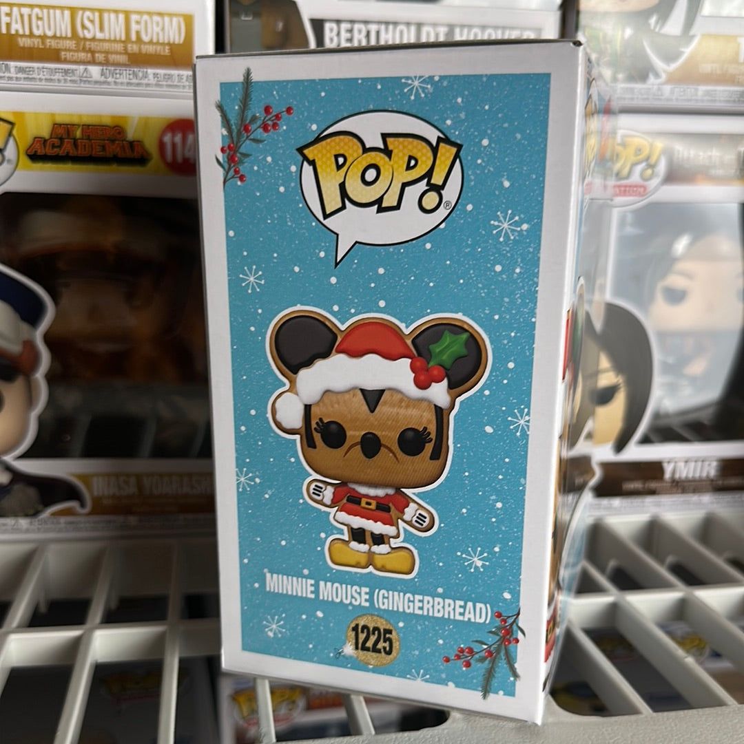 Funko Pop! Disney Holiday Minnie Mouse Gingerbread Figure #1225!