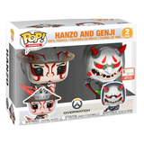 Funko POP! Overwatch Samurai Hanzo and Genji Exclusive 2 Pack!
