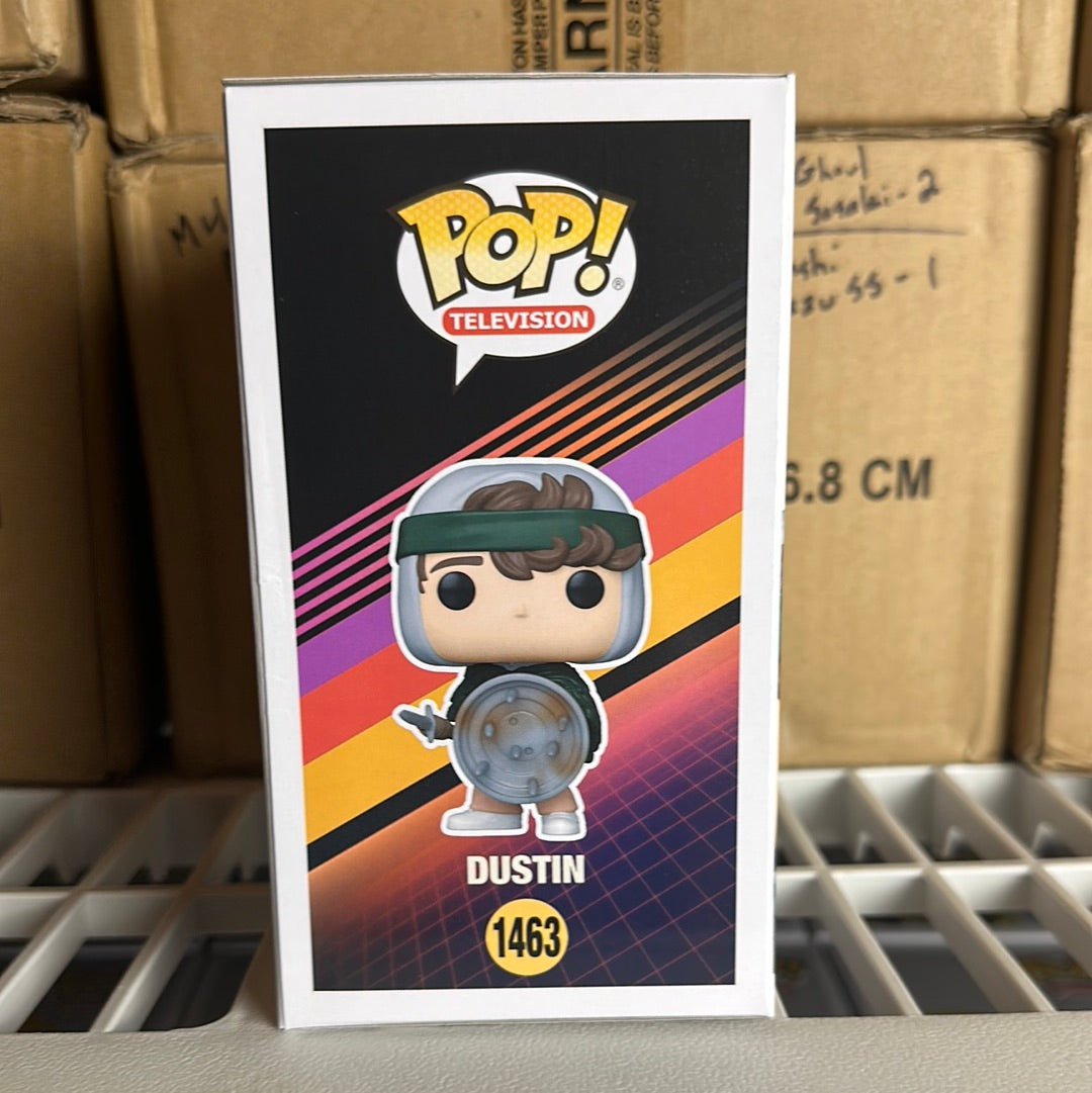 Funko POP! Netflix Stranger Things Dustin with Shield Figure #1463!