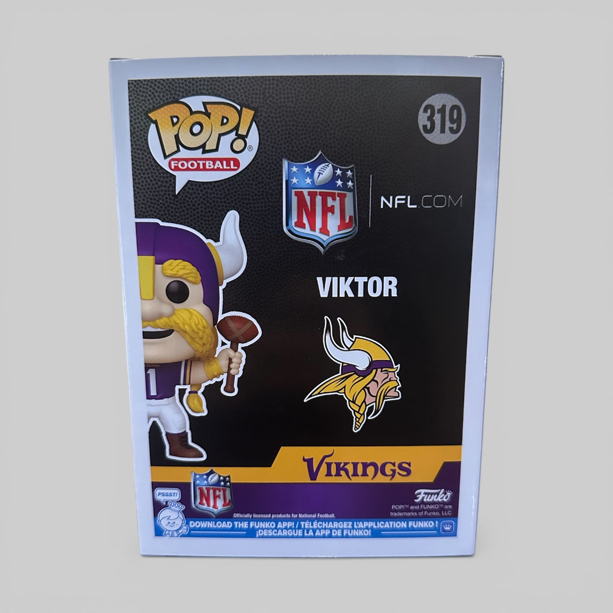 Funko Pop! NFL Mascots: Minnesota Vikings Viktor Figure #319!