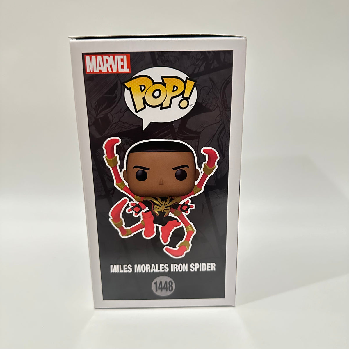 Funko POP! Marvel Spider-Man Miles Morales Iron Spider Unmasked Chase #1448