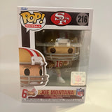 Funko POP! NFL Legends Joe Montana San Francisco 49ers Figure #216!