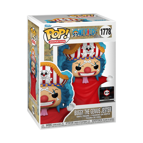 Funko POP! Anime One Piece Buggy The Genius Jester Exclusive #1778!