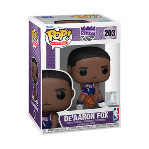 Funko POP! NBA 2024 City Edition De’Aaron Fox Sacramento Kings Figure #203!