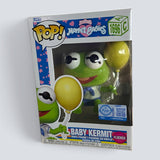 Funko POP! Disney The Muppets Flocked Baby Kermit Exclusive Figure #1696!