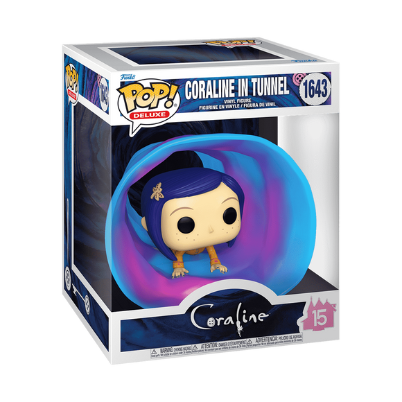 Funko Pop! Movies Deluxe Coraline In Tunnel Figure #1643!