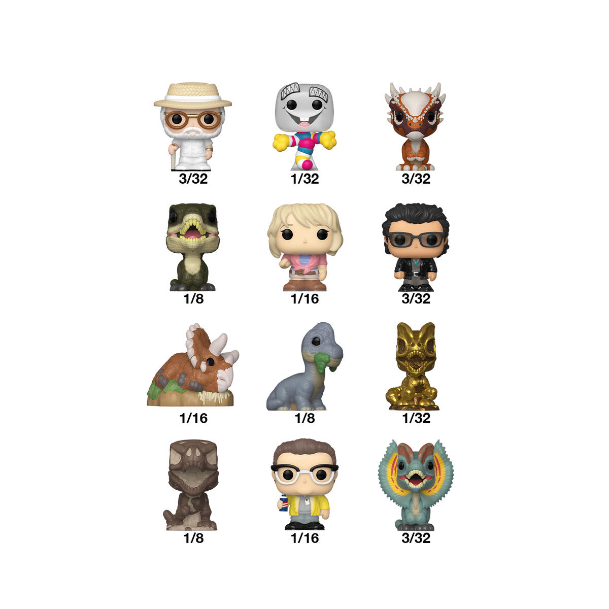 Funko Bitty POP! Jurassic Park Mystery Singles!