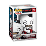 Funko POP! Horror Terrifier Art The Clown With Bike Figure #1591!