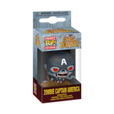 Funko Pocket Pop! Keychain Marvel Zombies Zombie Captain America Mini Figure