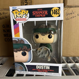 Funko POP! Netflix Stranger Things Dustin with Shield Figure #1463!