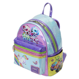 Loungefly Lisa Frank Holographic Glitter Color Block Backpack