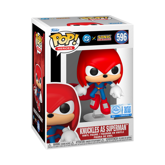 Funko Pop! Games DC X Sonic Knuckles as Superman Exclusive #596