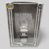 Funko POP! Disney Classics Art Cover Cinderella Sketched Figure #1523!