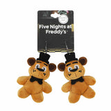 Five Nights at Freddy's FNAF Freddy Fazbear Plush Earrings