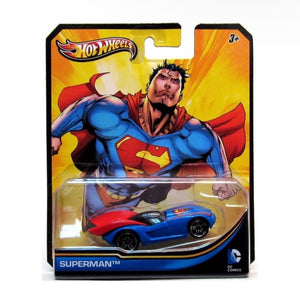 Hot Wheels Character Cars DC Universe Superman Vehicle