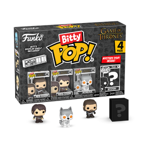 Funko Bitty Pop! Set Game of Thrones Ned Stark, Arya Stark, & Nymeria with Mystery Pop!