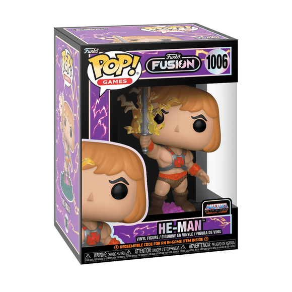 Funko Pop! Television Masters of the Universe MOTU He-Man Funko Fusion Figure #1006!