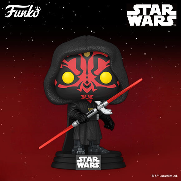 Funko POP! Star Wars Dark Side Hooded Darth Maul #740!