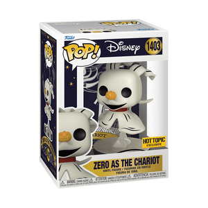 Funko Pop! Disney Nightmare Before Christmas Zero as The Chariot Exclusive #1403!