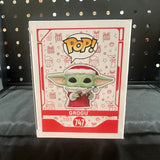 Funko POP! Star Wars Mandalorian Holiday Grogu with Cookies #747!