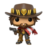 Funko POP! Games Overwatch McCree America Skin Exclusive Figure #182!