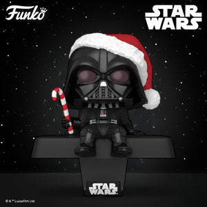 Funko Pop! Edge Sitter Star Wars Holiday Darth Vader Stocking Holder