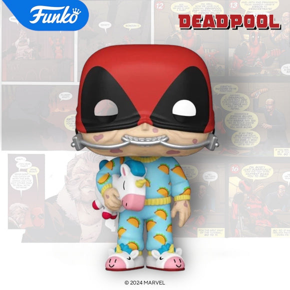 Funko POP! Marvel Deadpool Parody - Sleepover Deadpool #1344!
