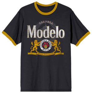 Modelo Vintage Ringer Unisex T-Shirt Sz Small