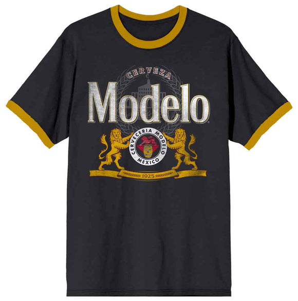 Modelo Vintage Ringer Unisex T-Shirt Sz XXL