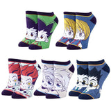 Hunter x Hunter Chibi Set of 5 Ankle Character Socks!