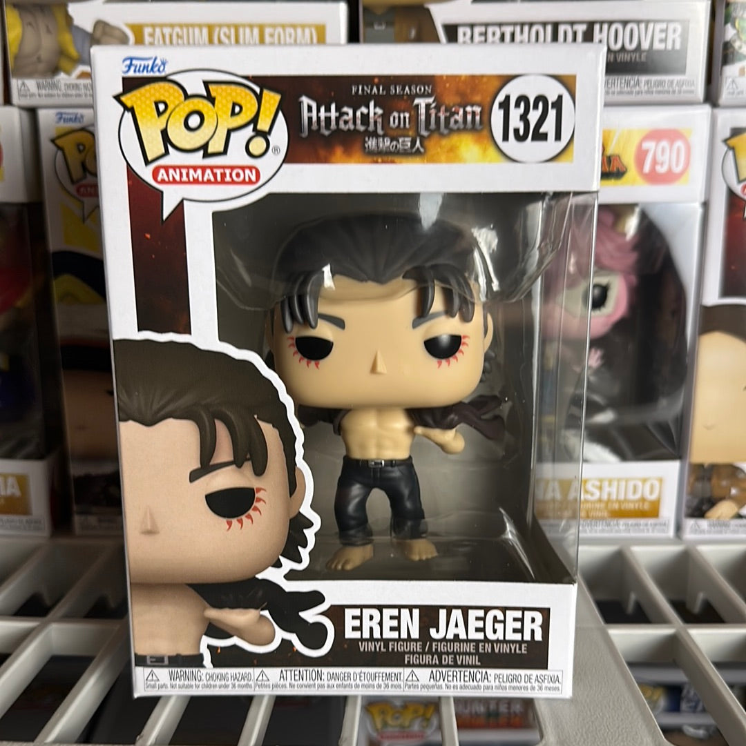 Funko POP! Anime: Attack on Titan AOT Eren Jaeger Figure #1321 – Lonestar  Finds