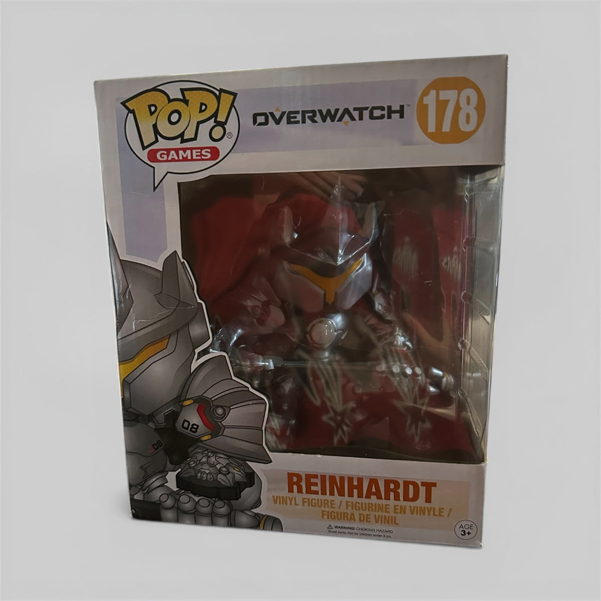 Funko POP! Video Games Overwatch Reinhardt 6” Super Sized Exclusive Figure #178!
