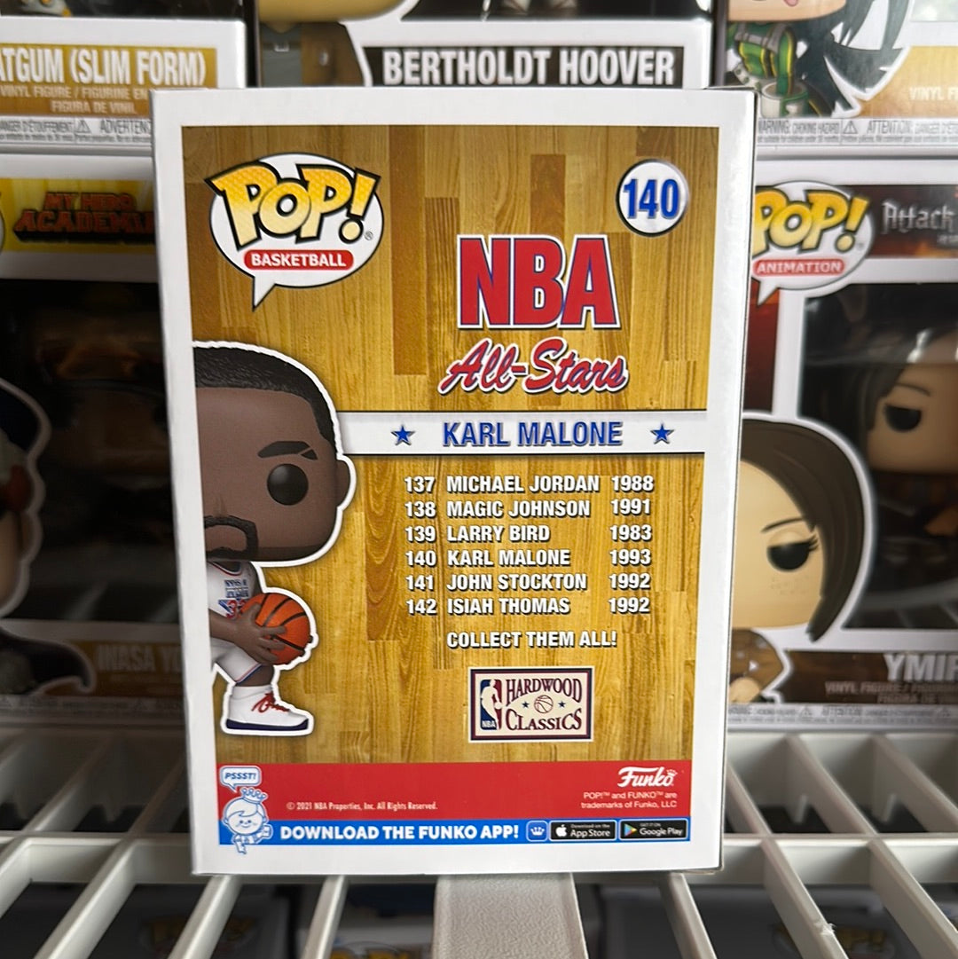 Karl Malone (1993 All-Star Uniform) NBA All-Stars Hardwood Classics Funko  Pop Basketball 140